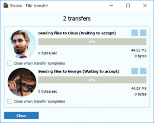 Brosix FIle transfer 